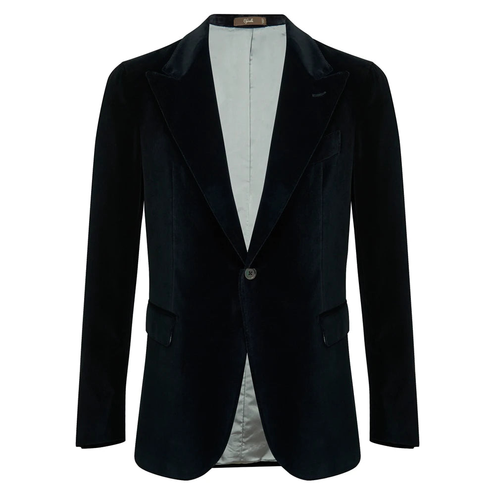 Veste noire en velours