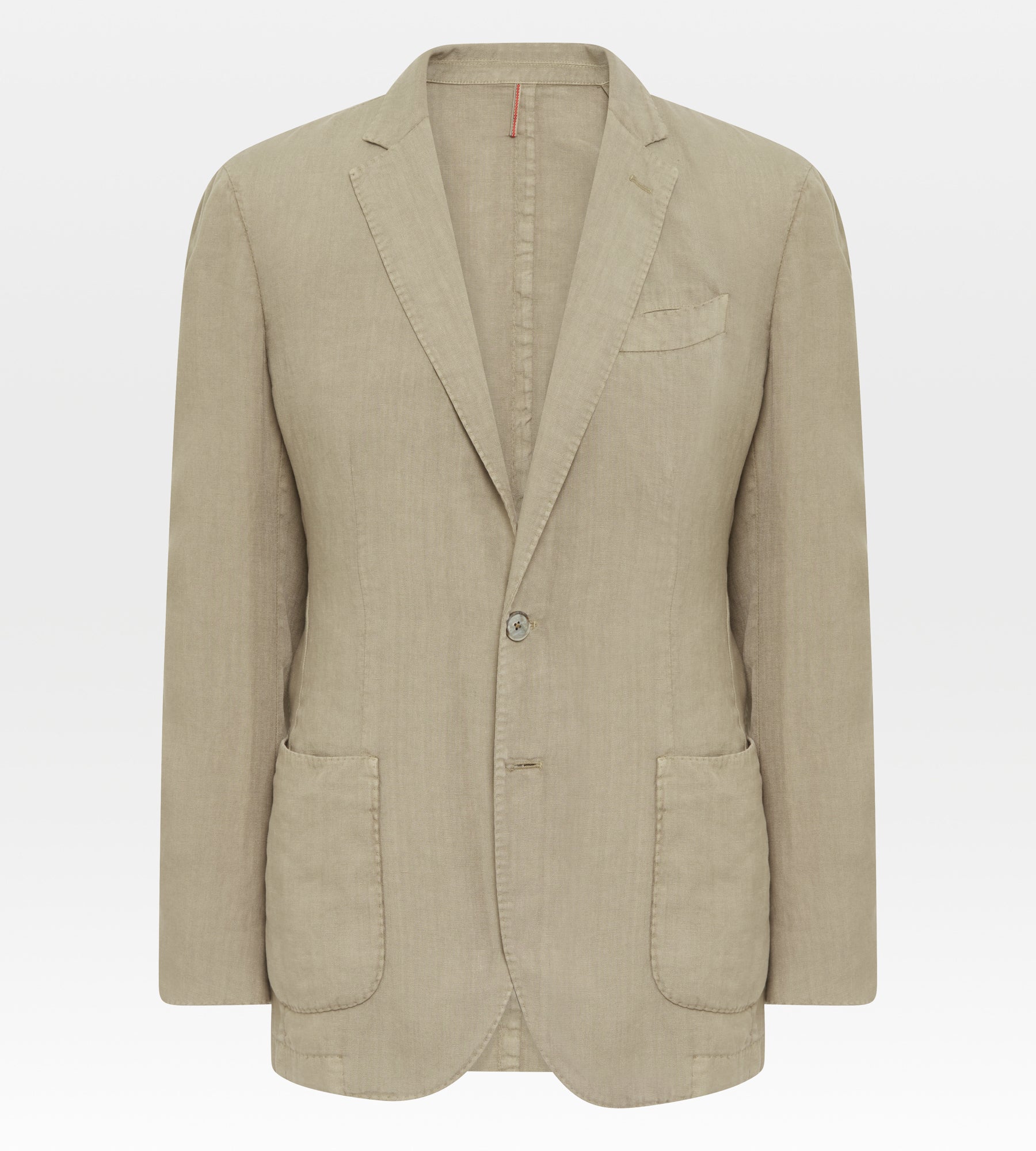 Veste déstructurée beige en lin