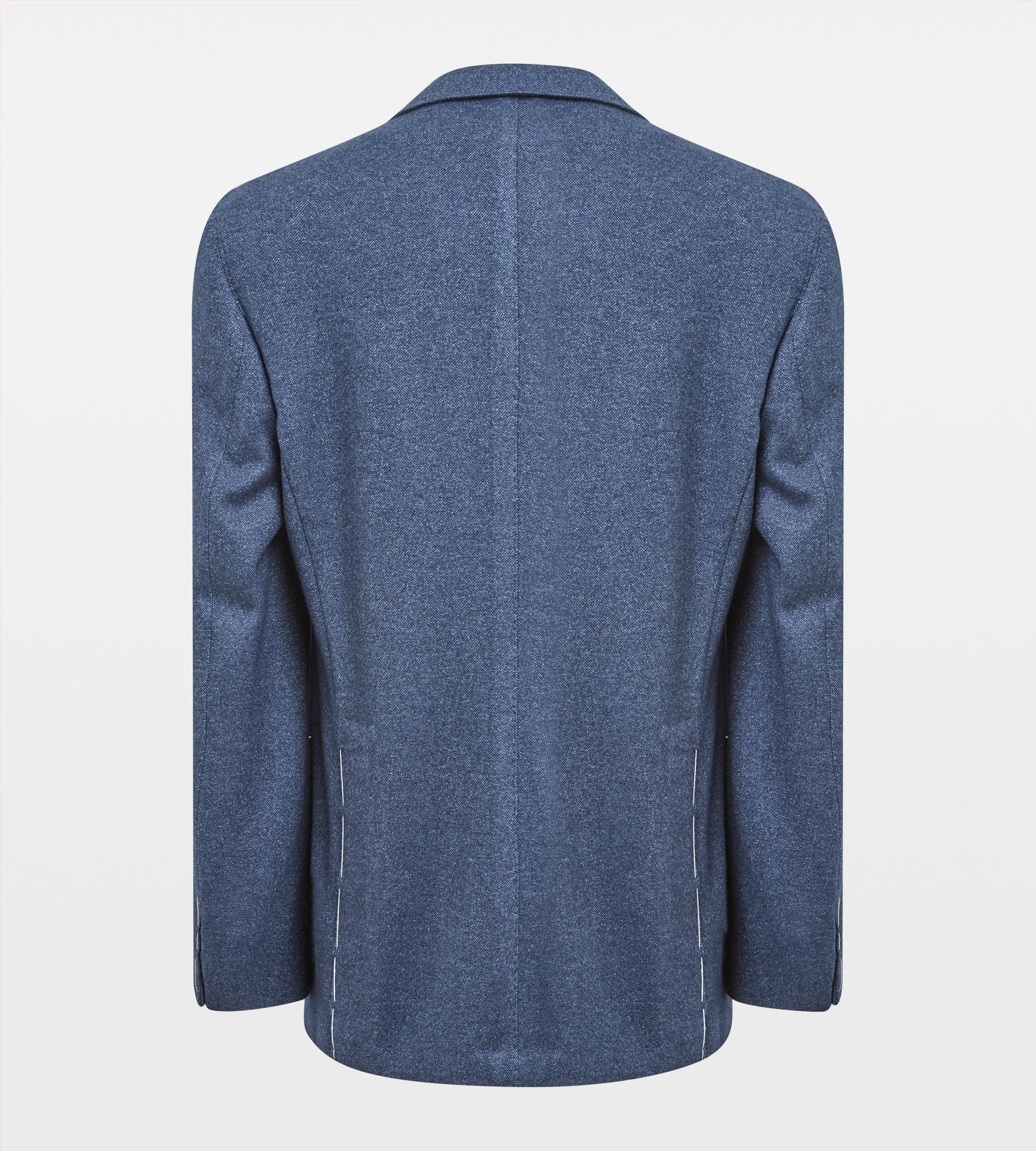 Veste bleue en jersey de soie & cachemire