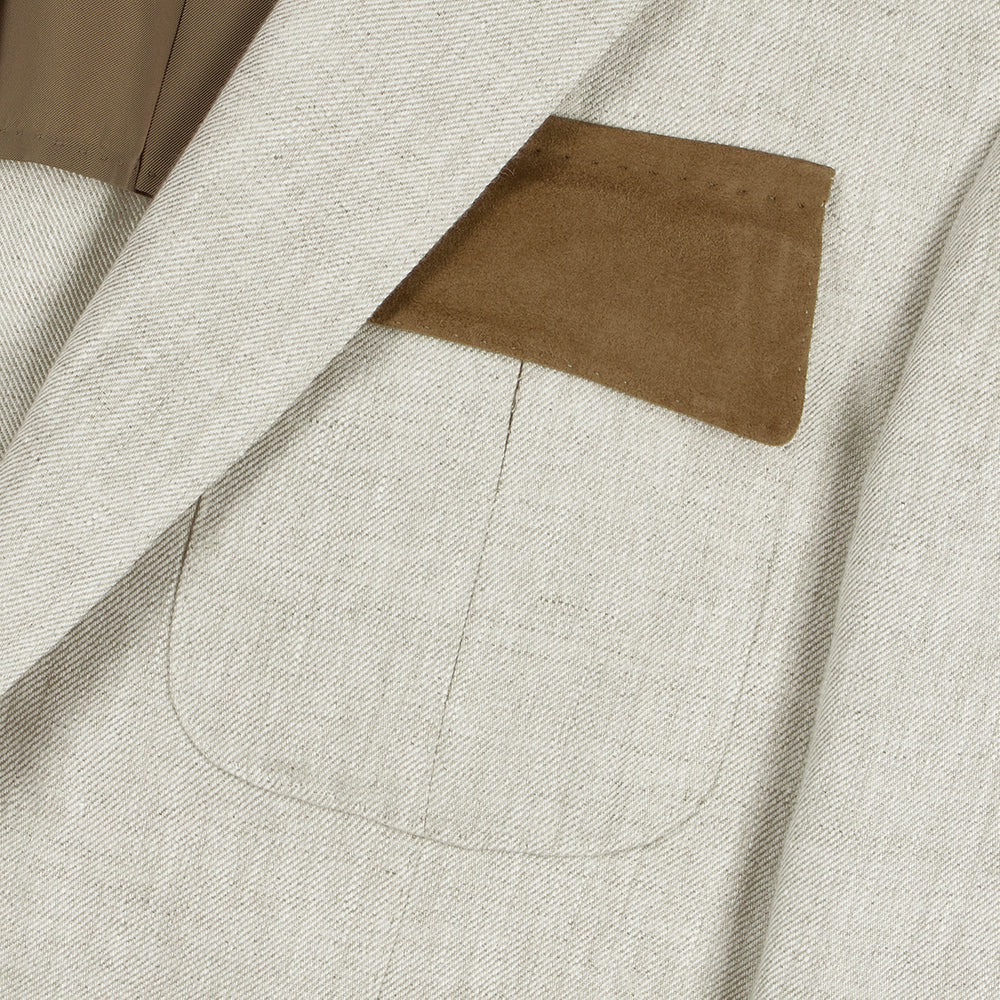 Veste Lorenzo beige en lin