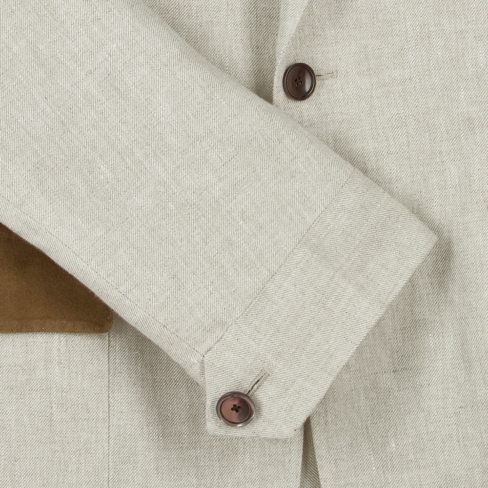 Veste Lorenzo beige en lin