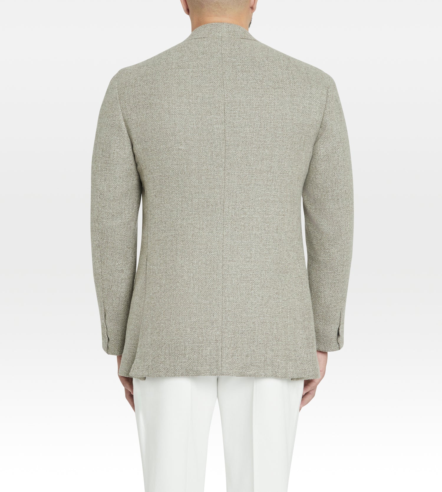 Veste beige en mélange de laine