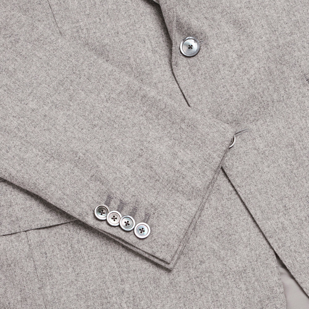 Veste en laine gris clair