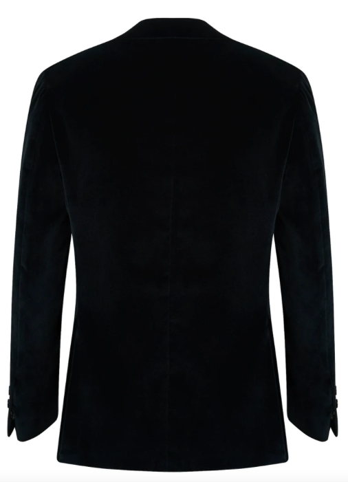 Veste noire en velours