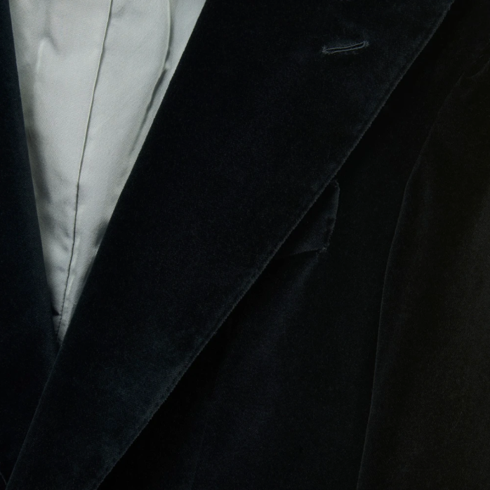 Veste noire en velours