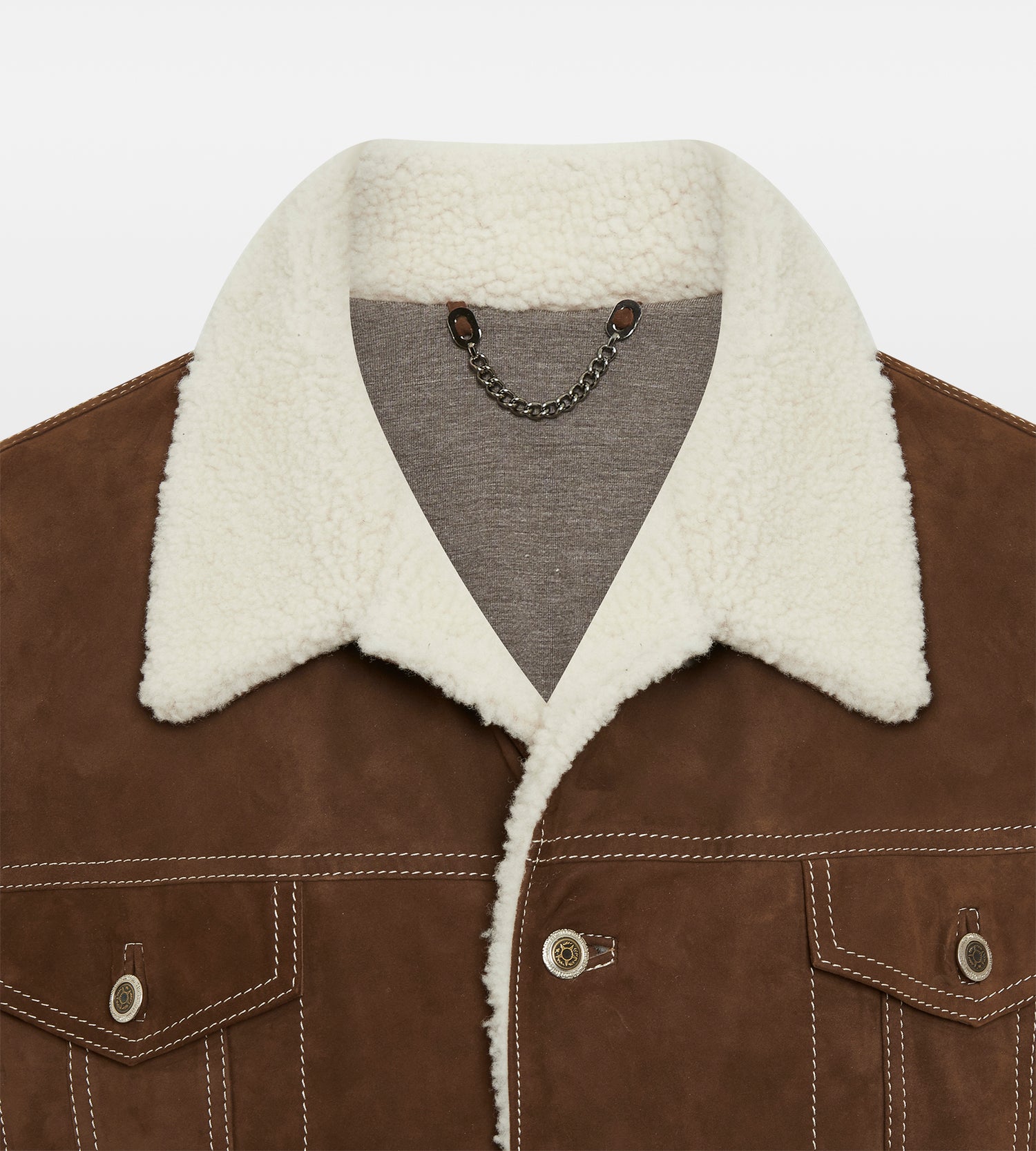 Veste camionneur en daim