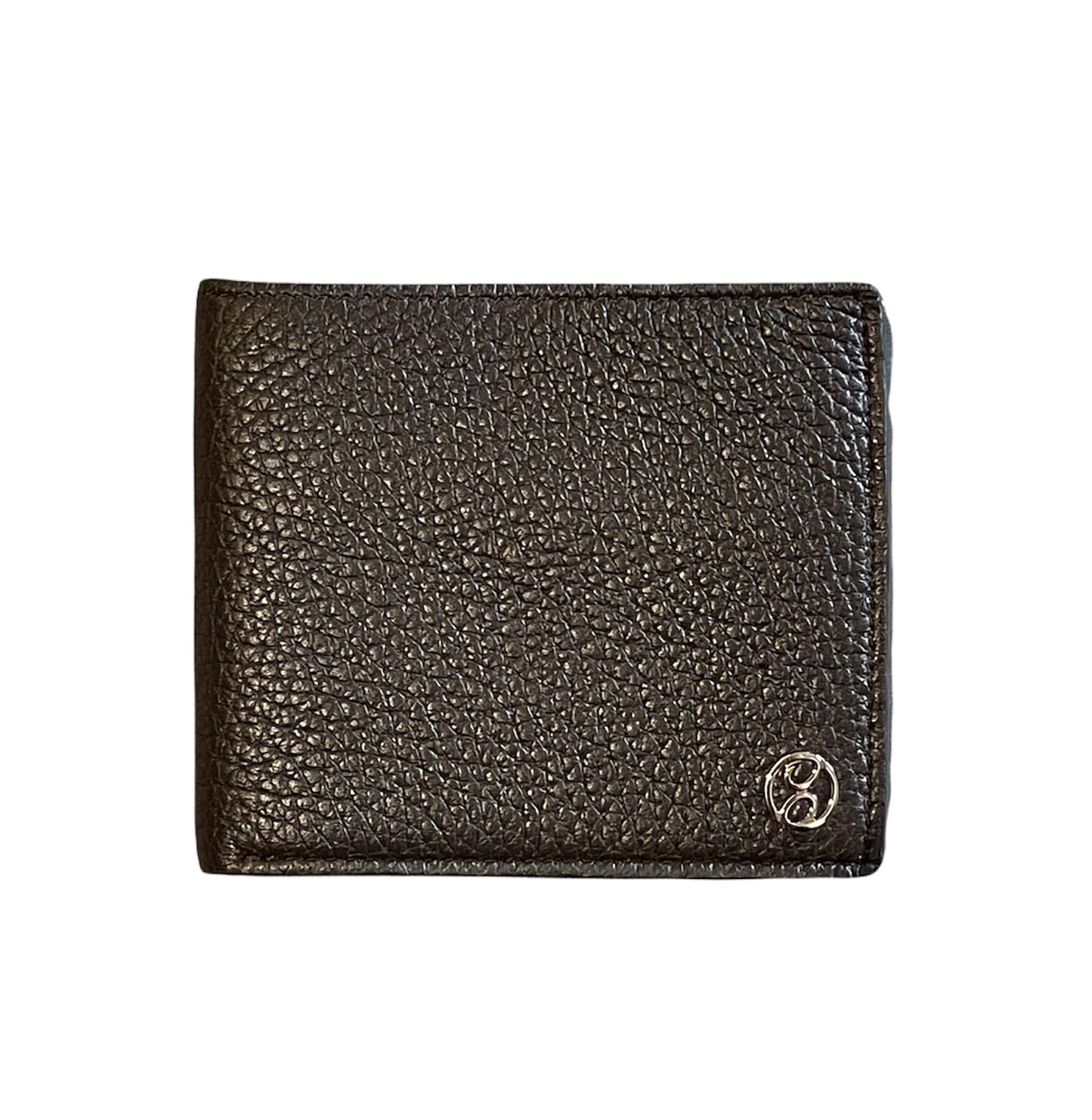 Porte-cartes marron en cuir de cerf
