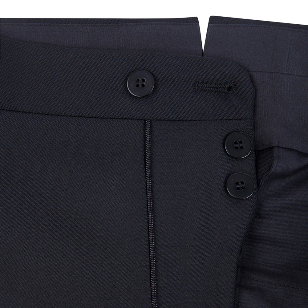 Smoking croisé en laine mohair noir