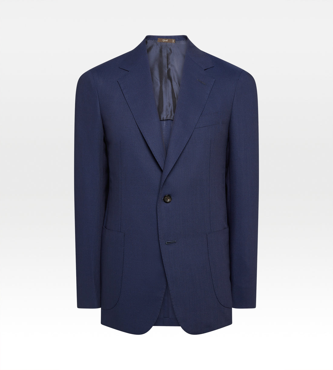 Veste non doublée bleu marine en laine