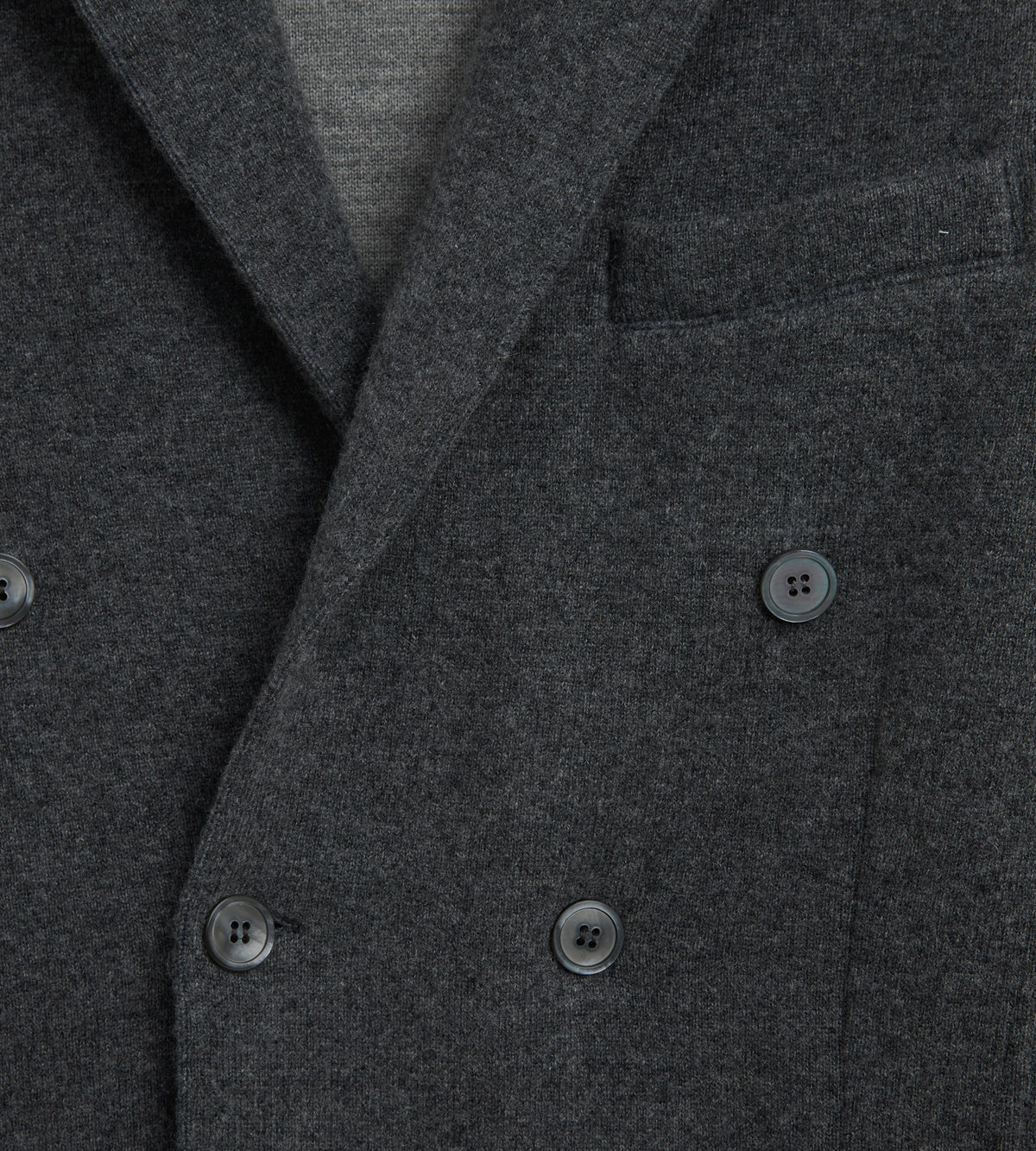 Cardigan croisé en cachemire gris