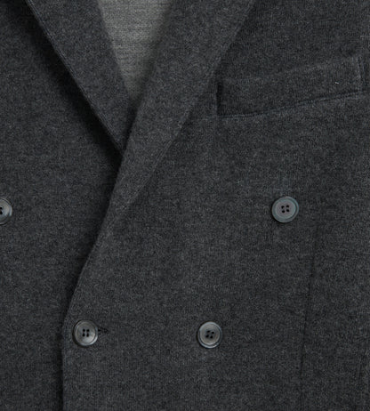 Cardigan croisé en cachemire gris