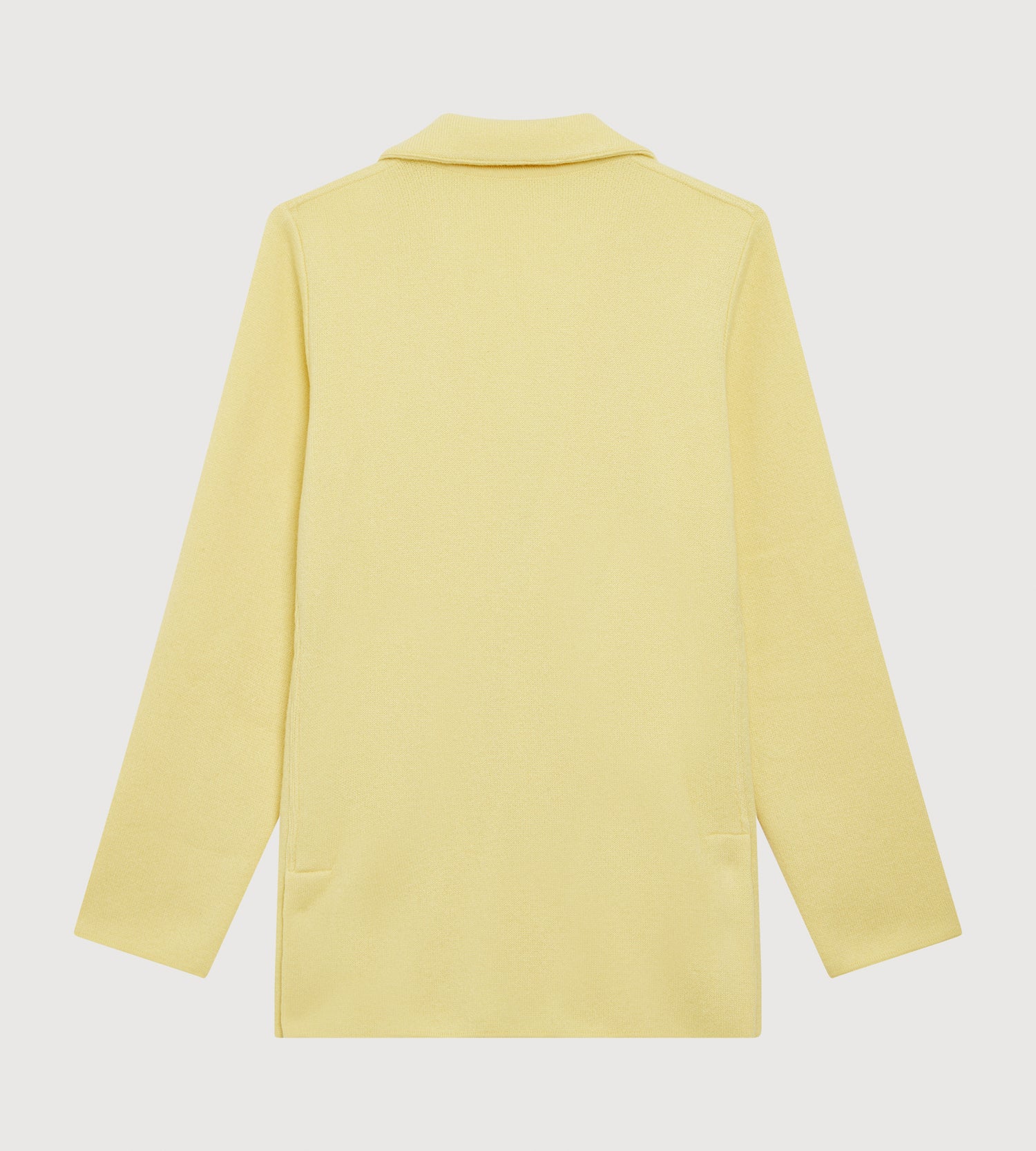 Cardigan en cachemire jaune