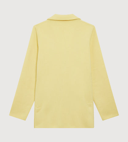 Cardigan en cachemire jaune