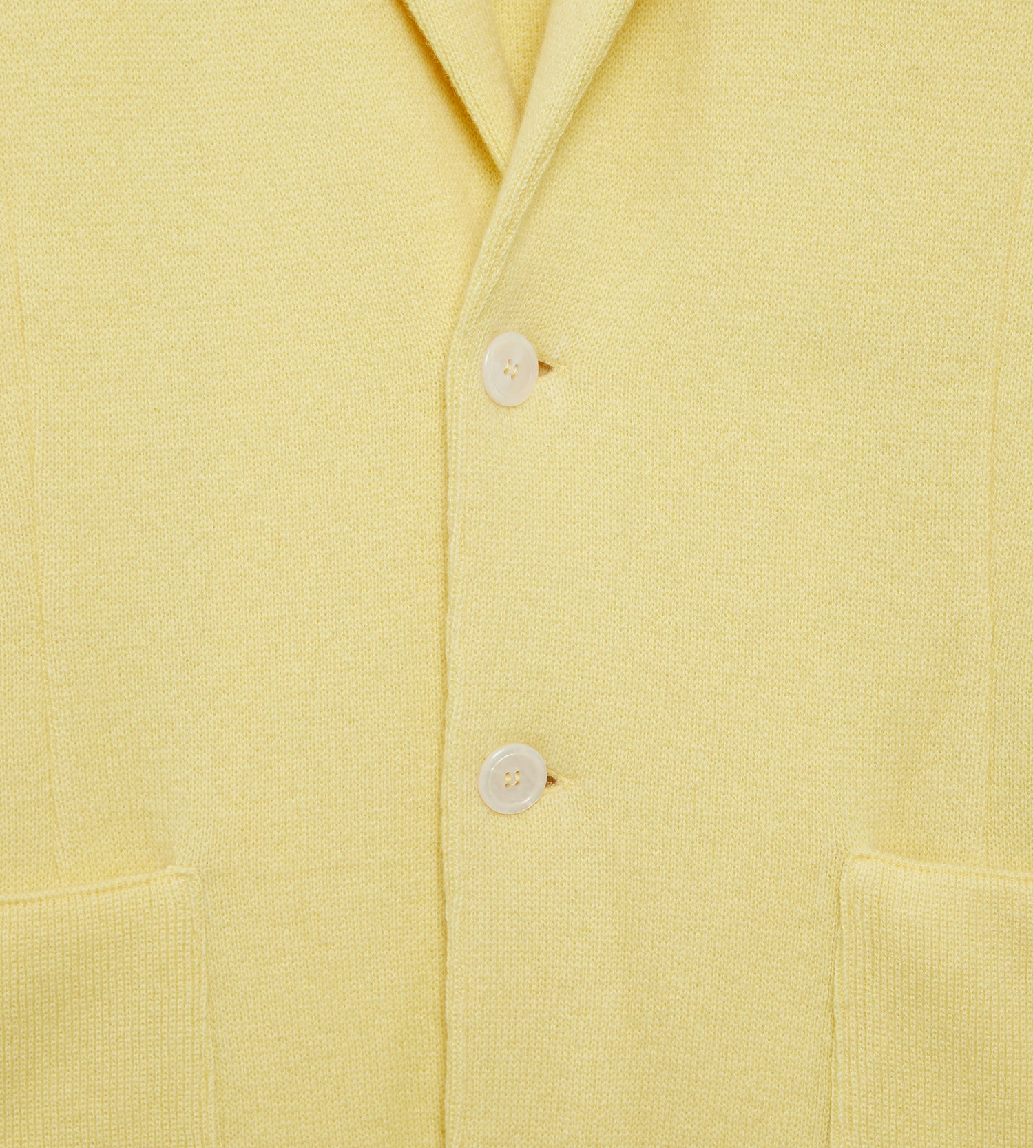 Cardigan en cachemire jaune
