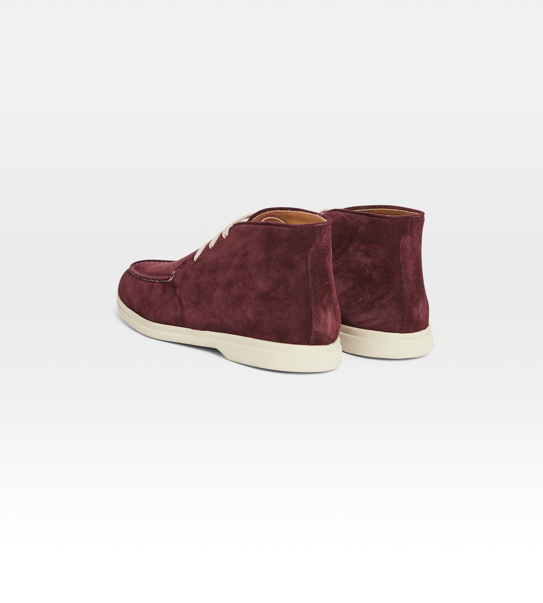 Chaussures en suède aubergine