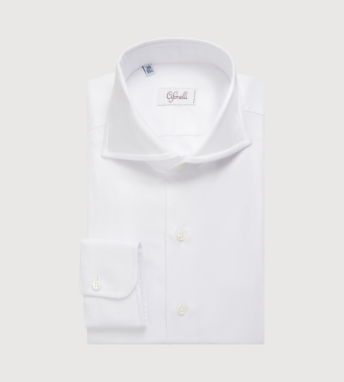 Chemise blanche en twill