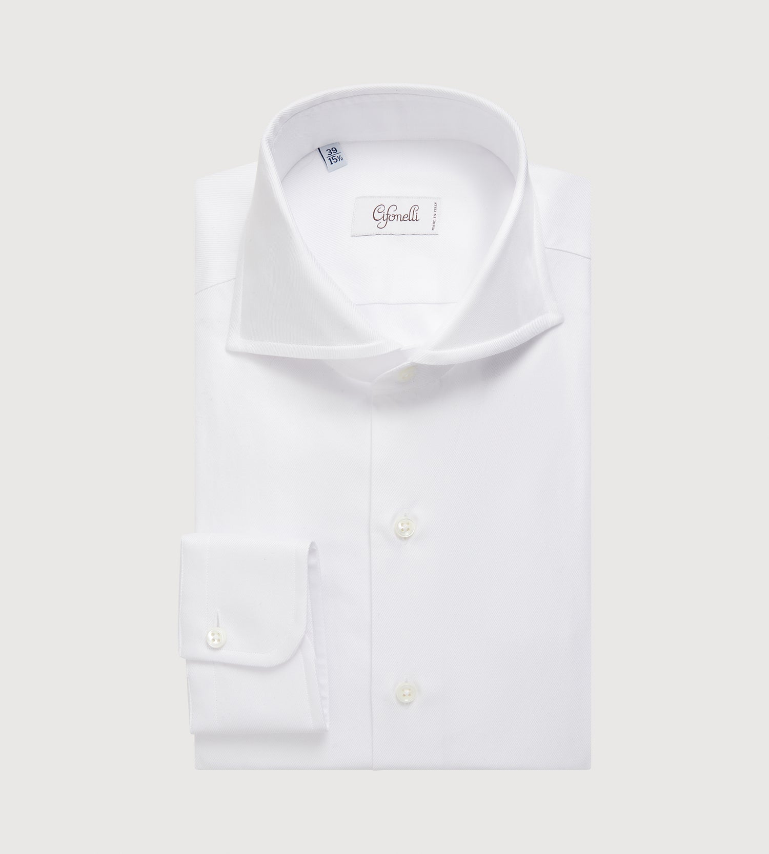Chemise blanche en twill