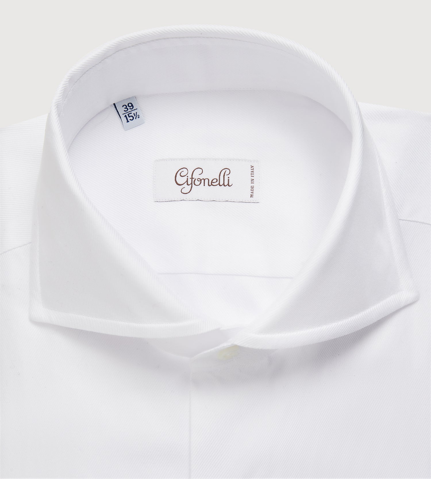 Chemise blanche en twill