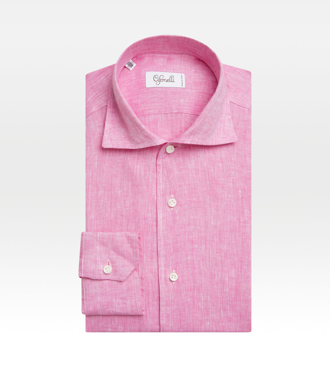 Pink linen shirt