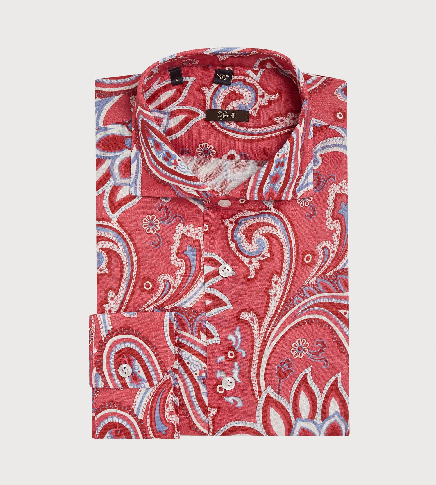 Chemise à motif Paisley