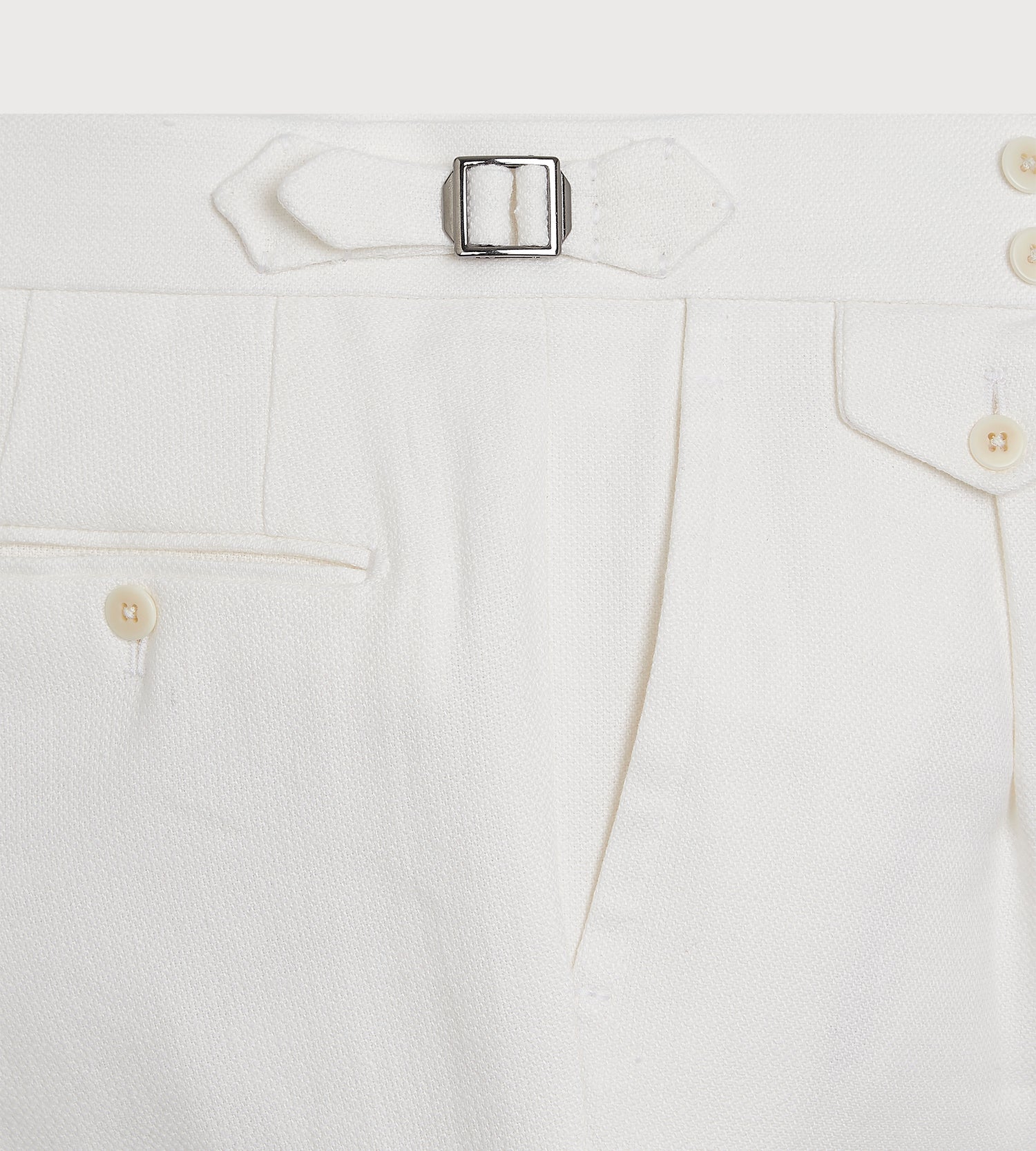 Pantalon en lin et coton