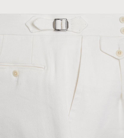 Pantalon en lin et coton