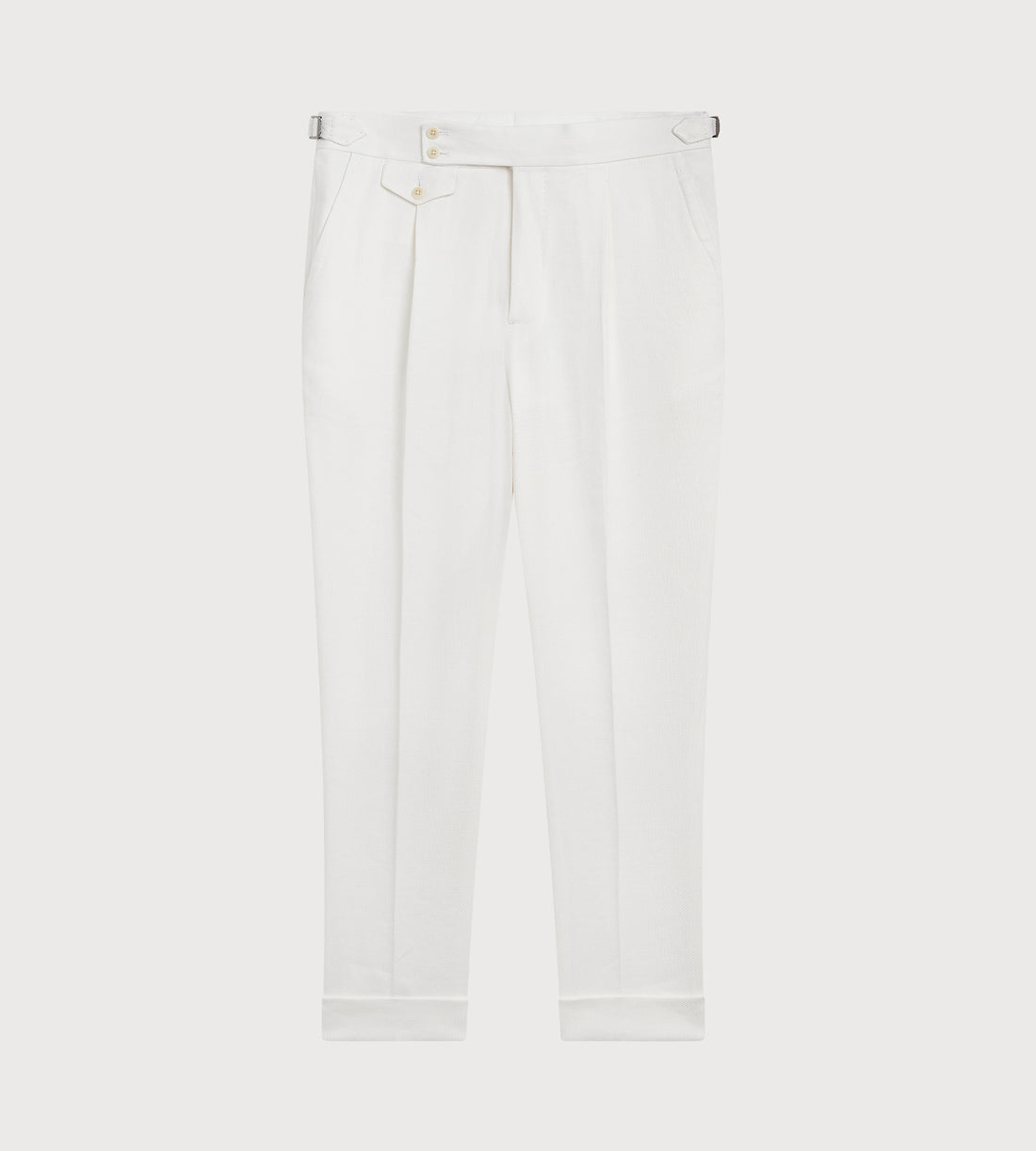 Pantalon en lin et coton