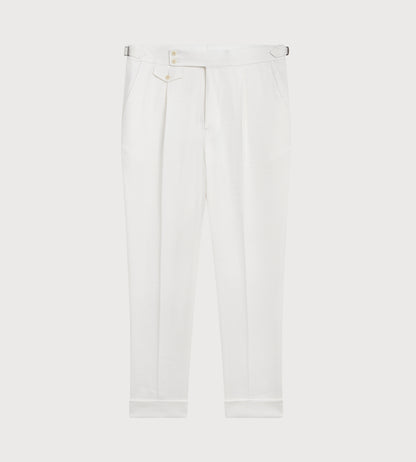 Pantalon en lin et coton