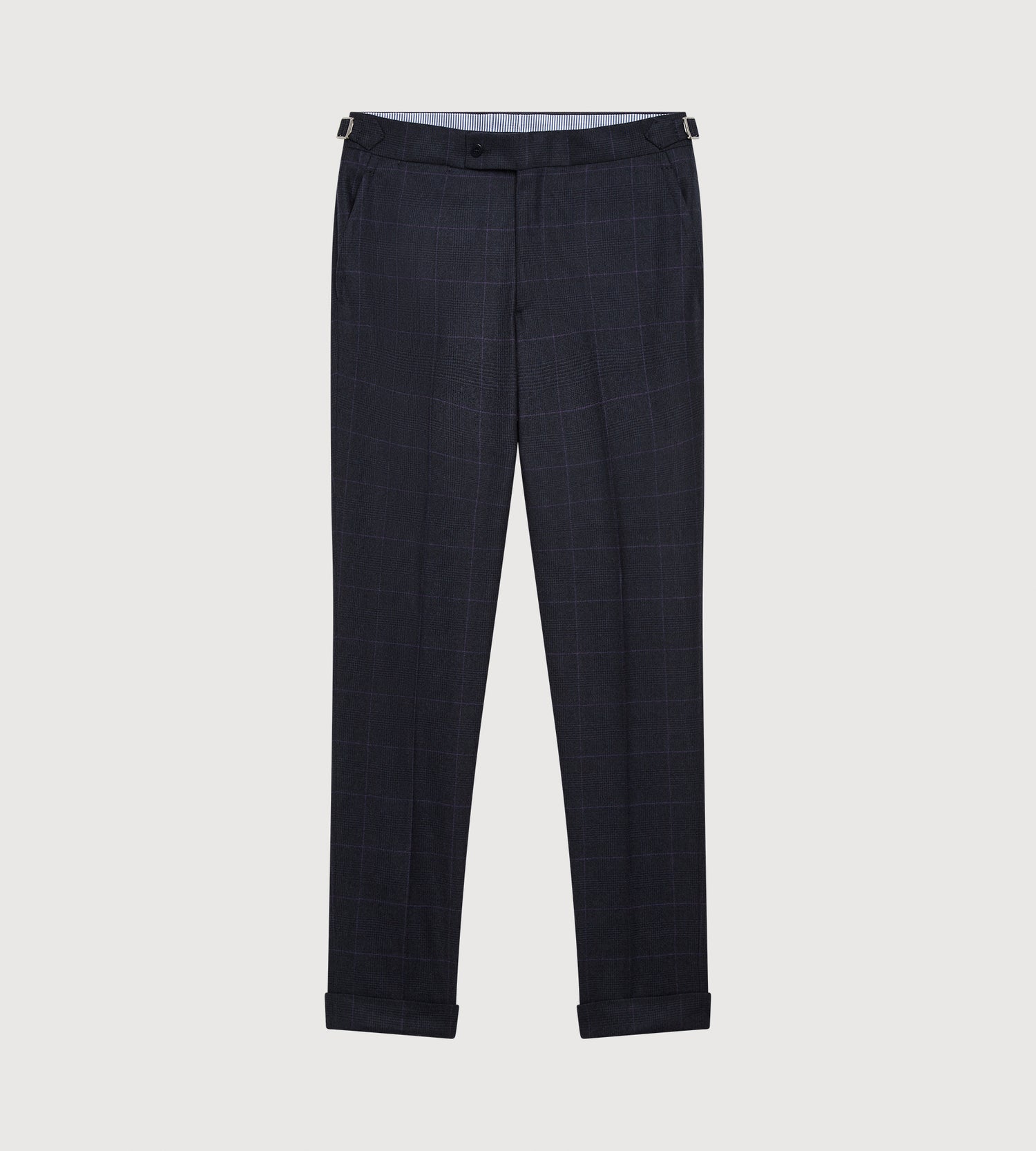 Costume 3 pièces bleu à motif Prince-de-Galles