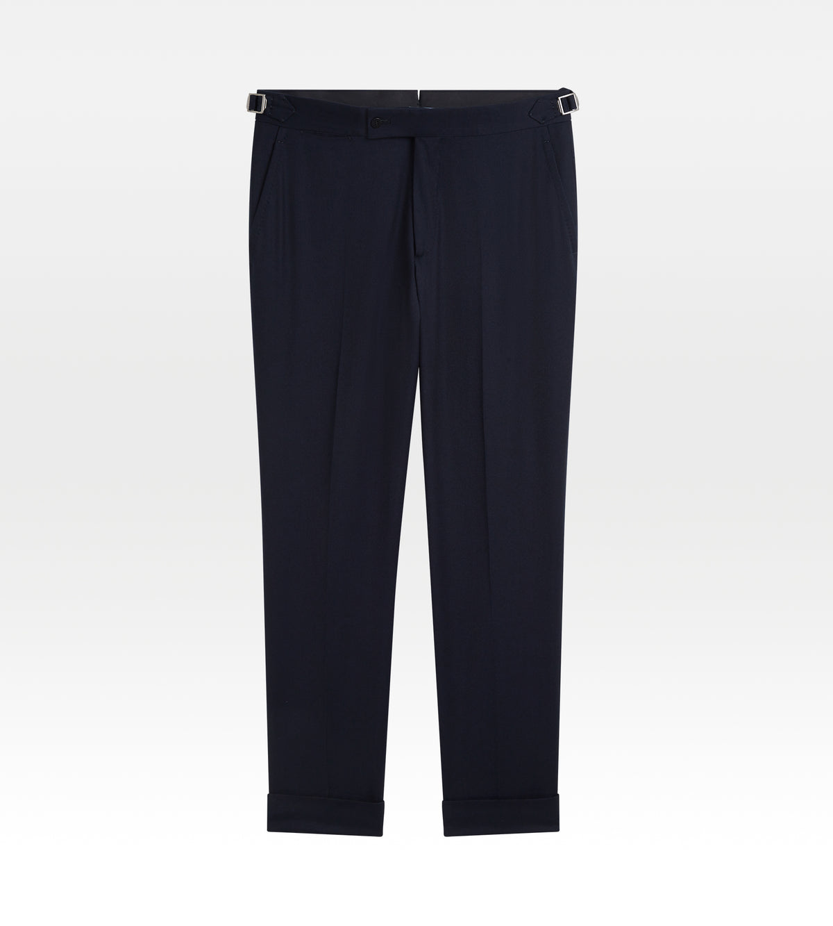 Pantalon en flanelle bleu marine