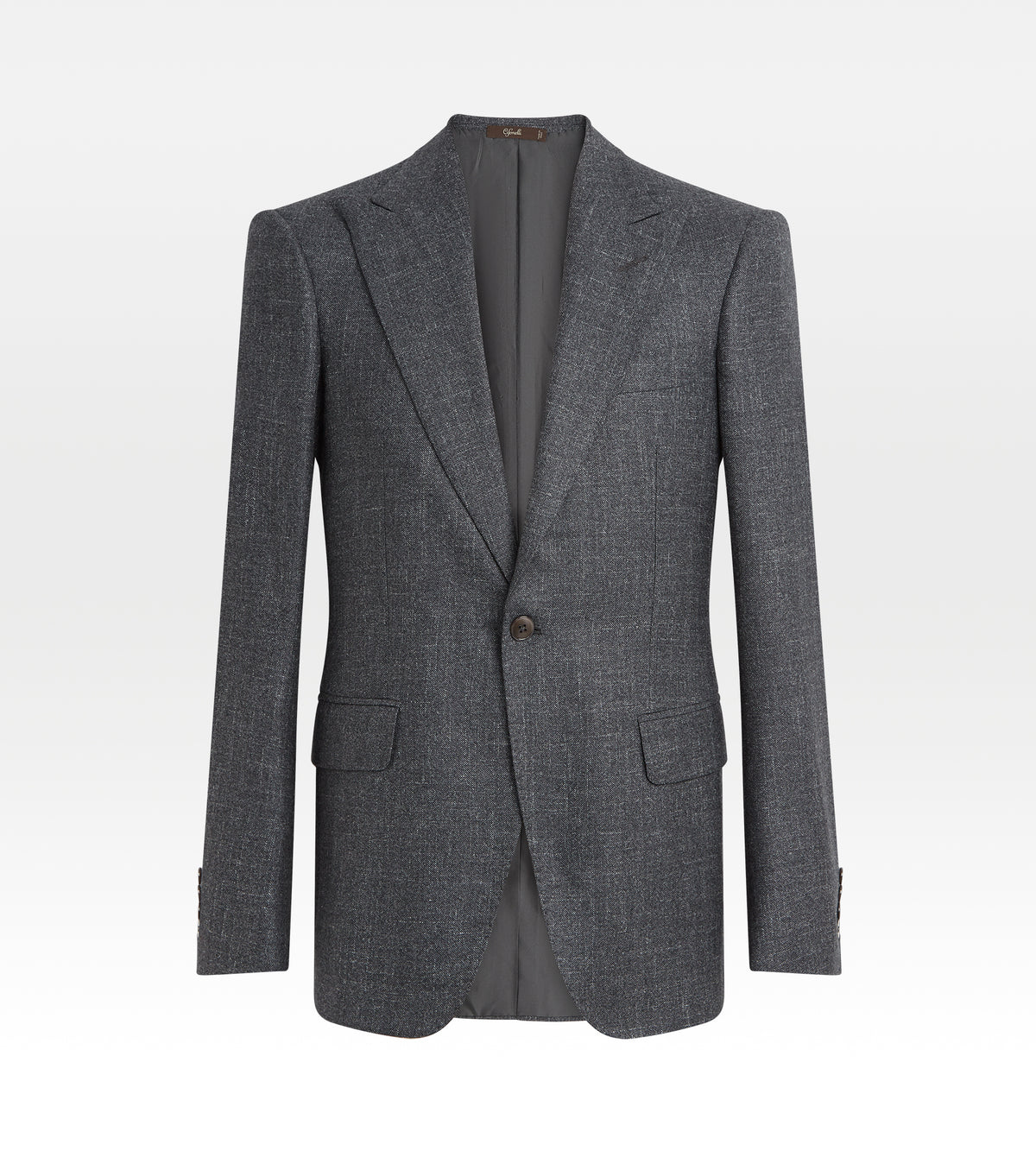 Costume en laine mélangée gris