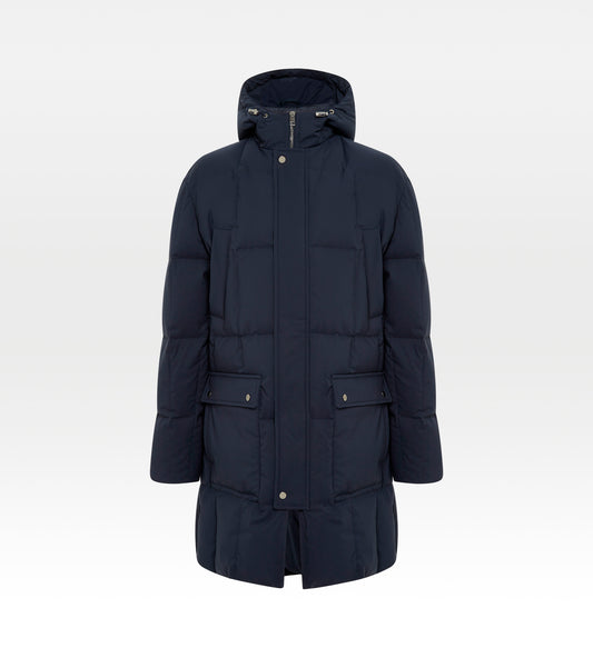 Doudoune bleu marine - Tissu Loro Piana Storm System