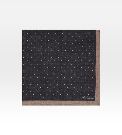 Foulard bleu marine en laine