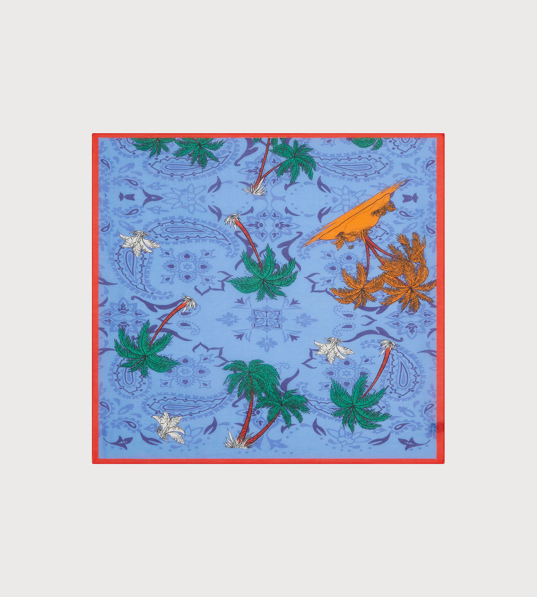 Scarf 80% cotton &amp; 20% silk Blue