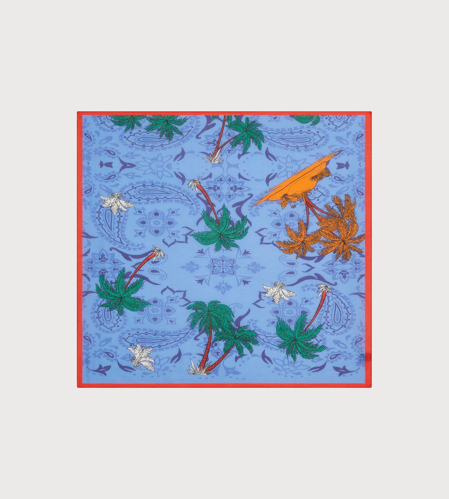 Scarf 80% cotton &amp; 20% silk Blue