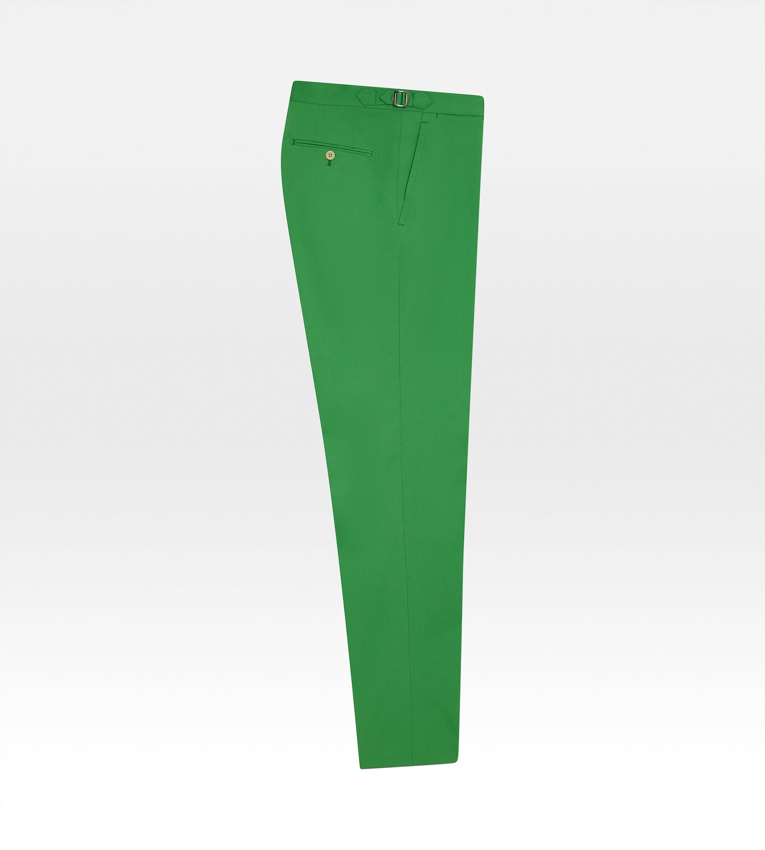Pantalon classique en coton vert