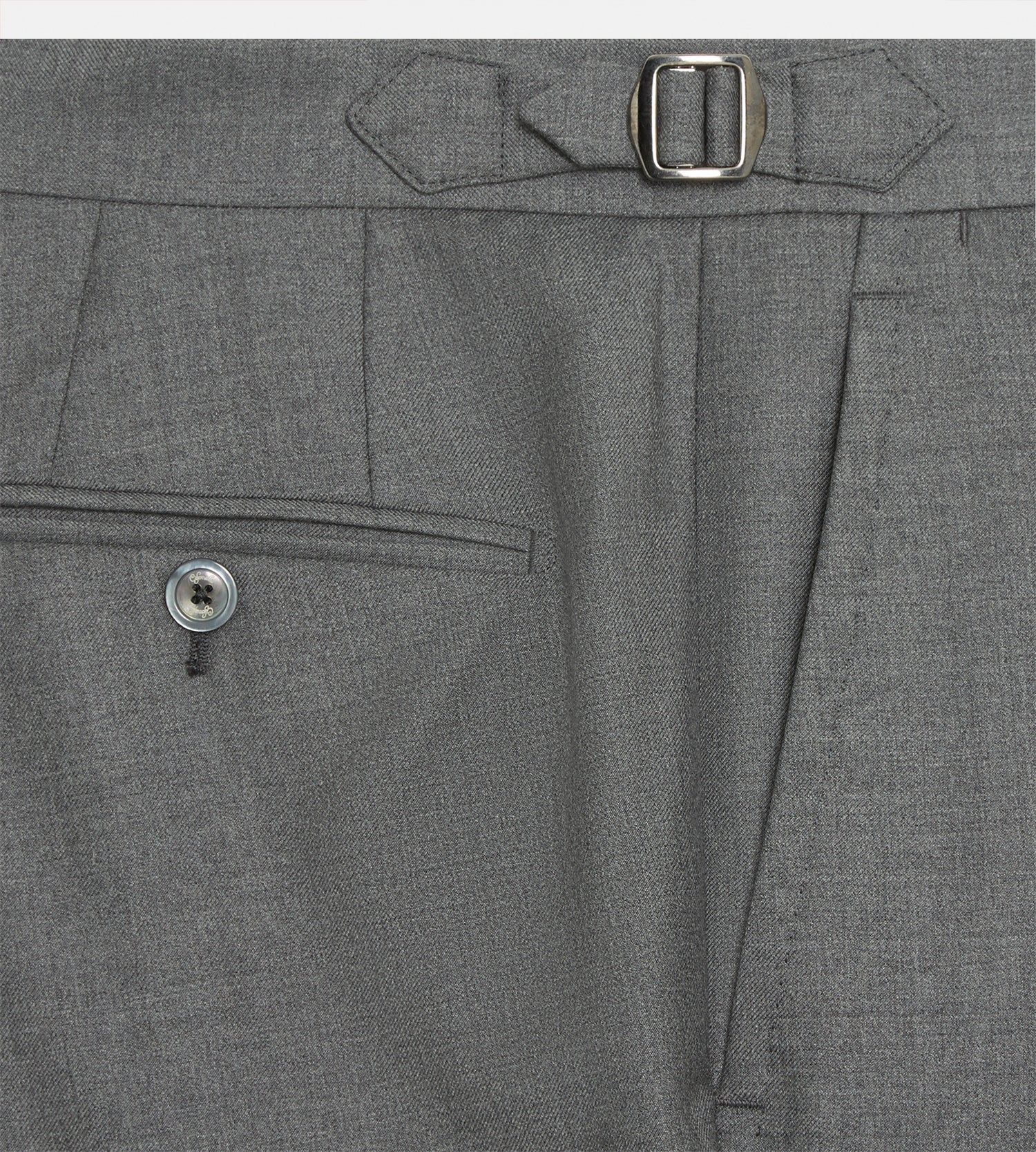 Pantalon classique en laine gris