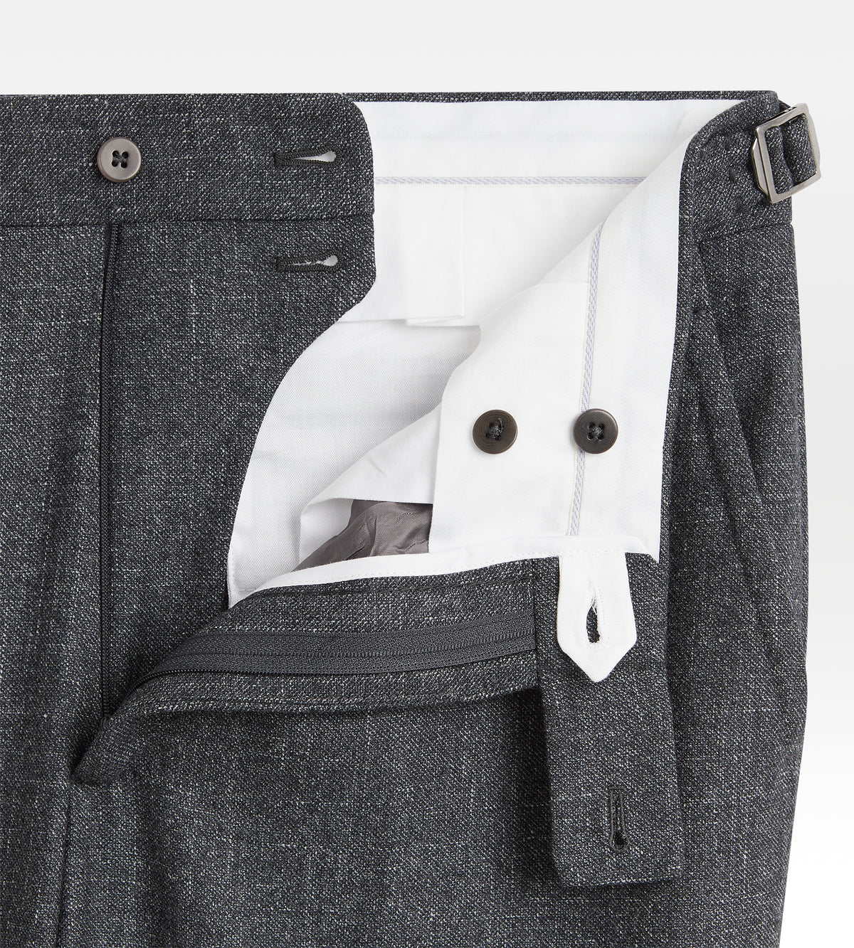 Costume en laine mélangée gris
