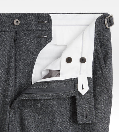 Costume en laine mélangée gris