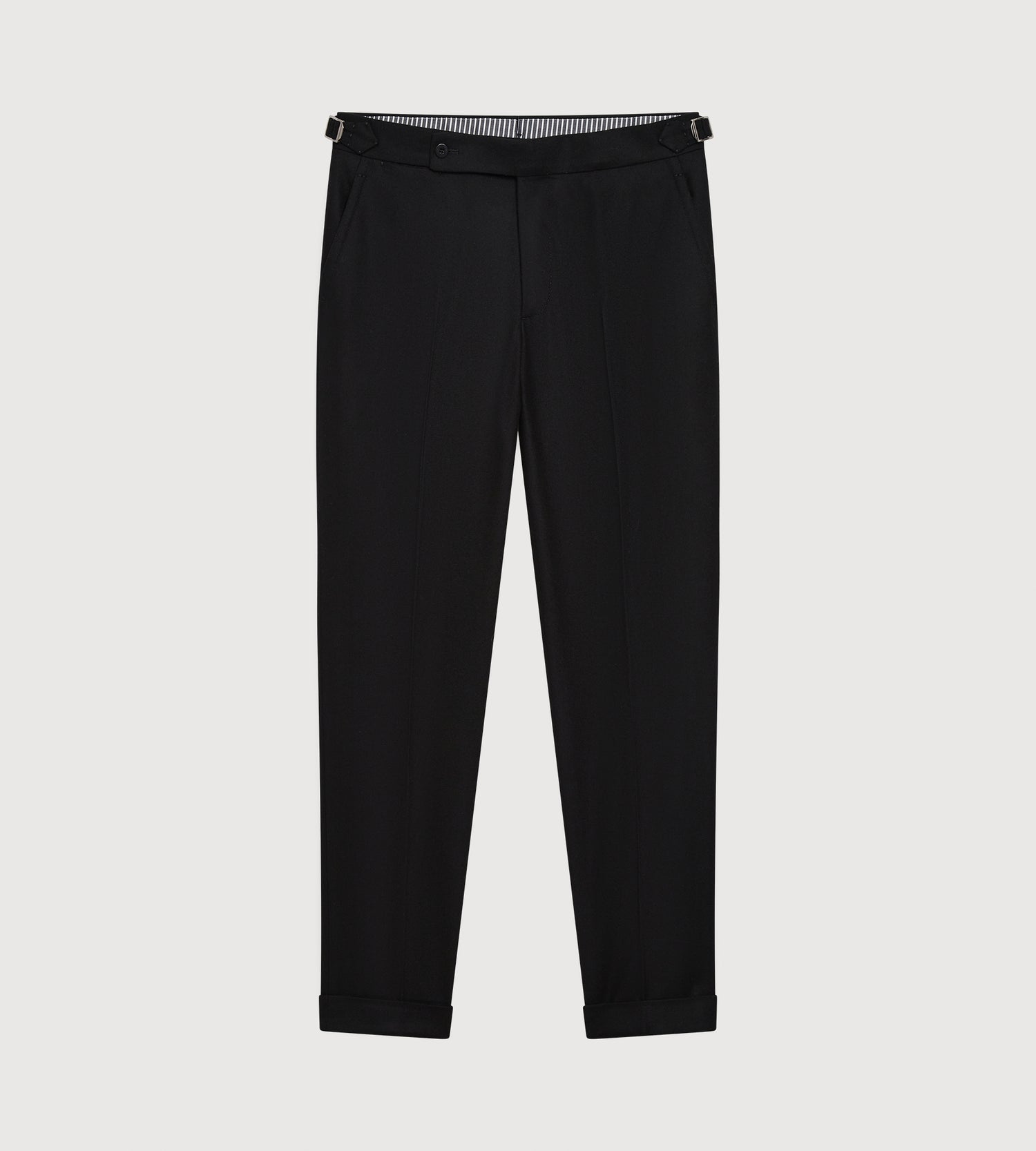 Pantalon en flanelle de laine noir