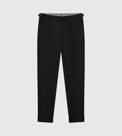 Pantalon en flanelle de laine noir