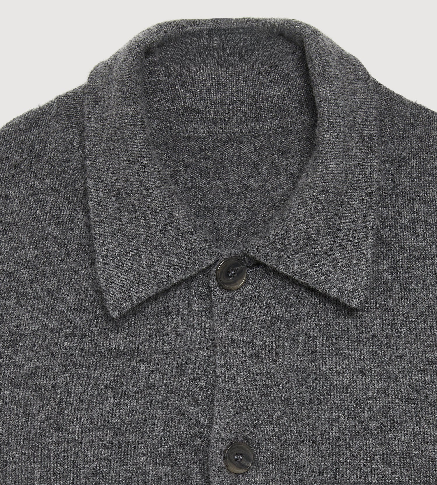 Surchemise grise en cachemire