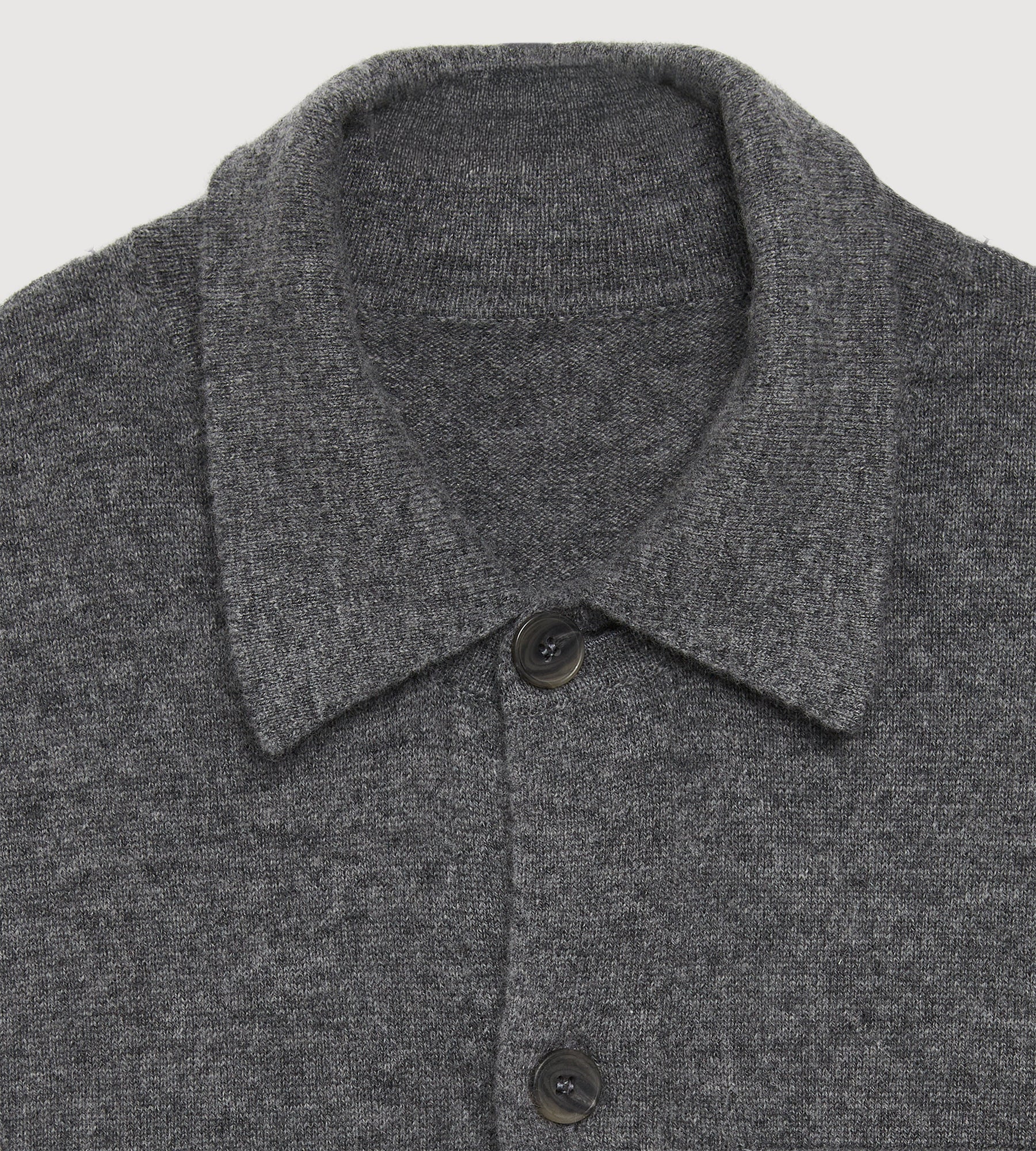 Surchemise grise en cachemire