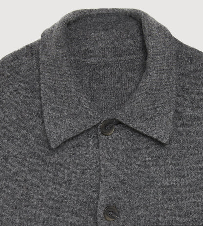 Surchemise grise en cachemire
