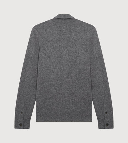 Surchemise grise en cachemire