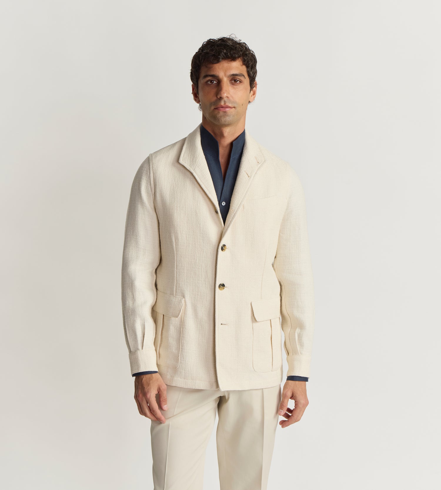Veste Teba en coton et lin