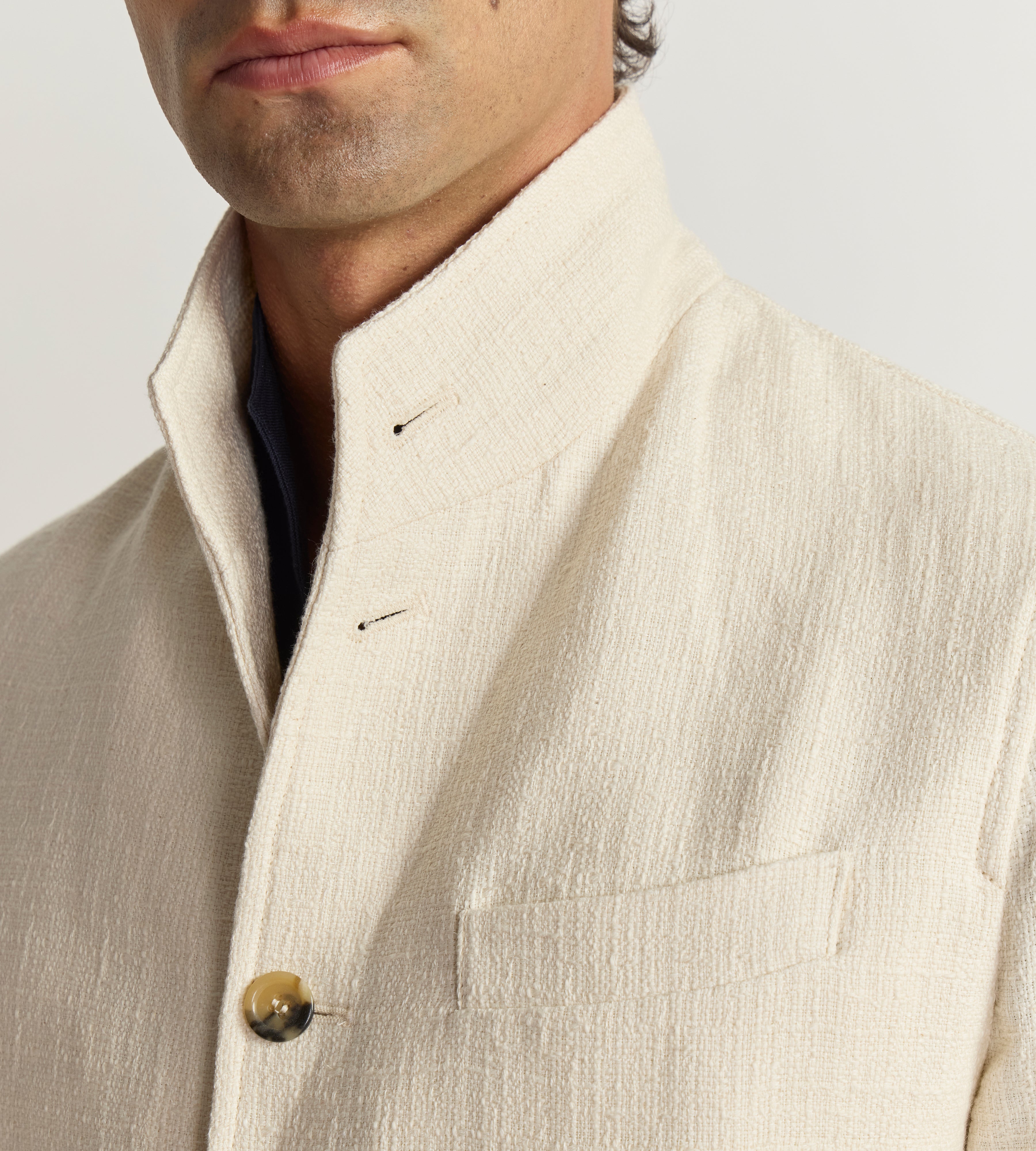 Veste Teba en coton et lin