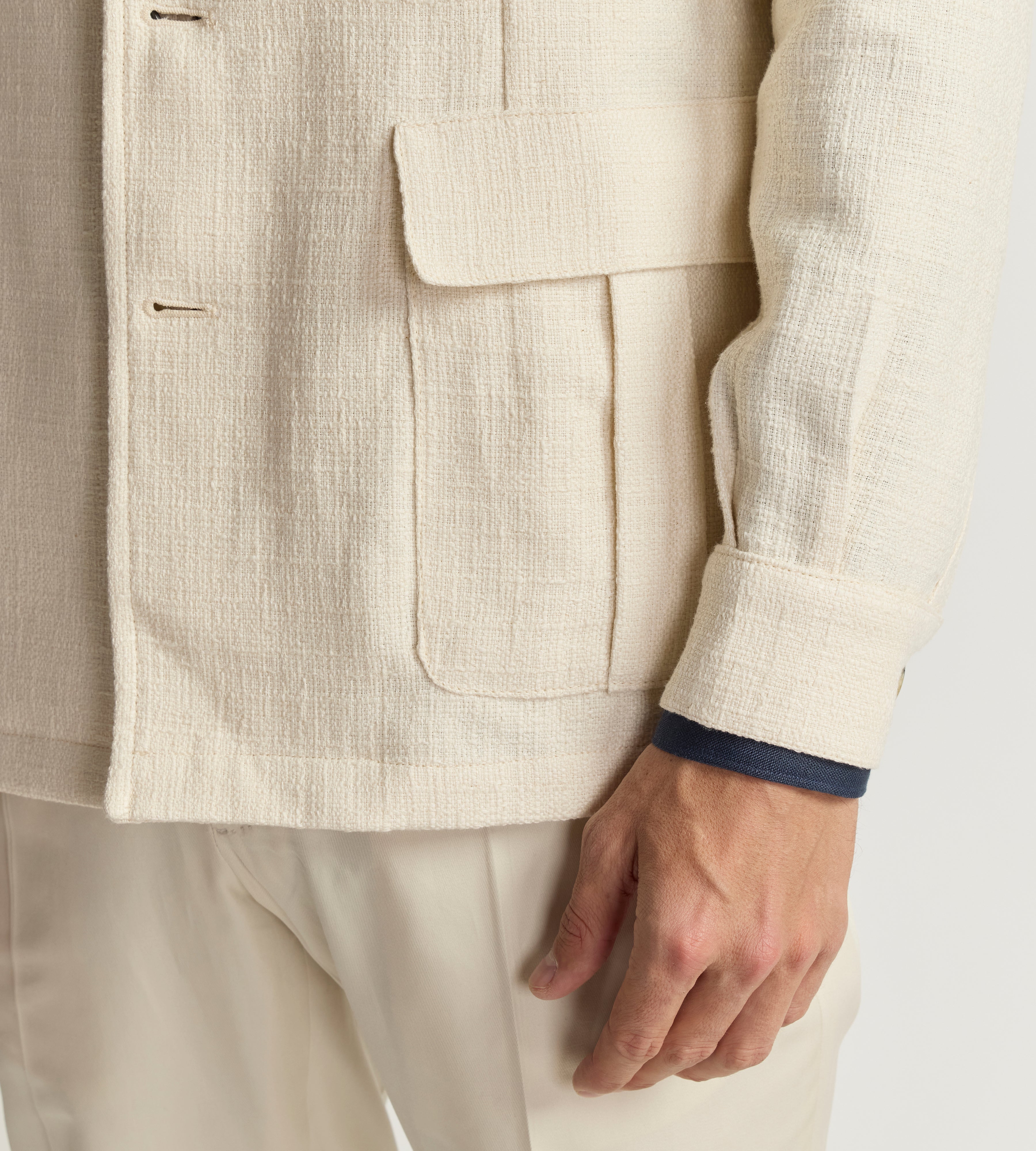Veste Teba en coton et lin