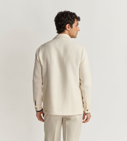 Veste Teba en coton et lin