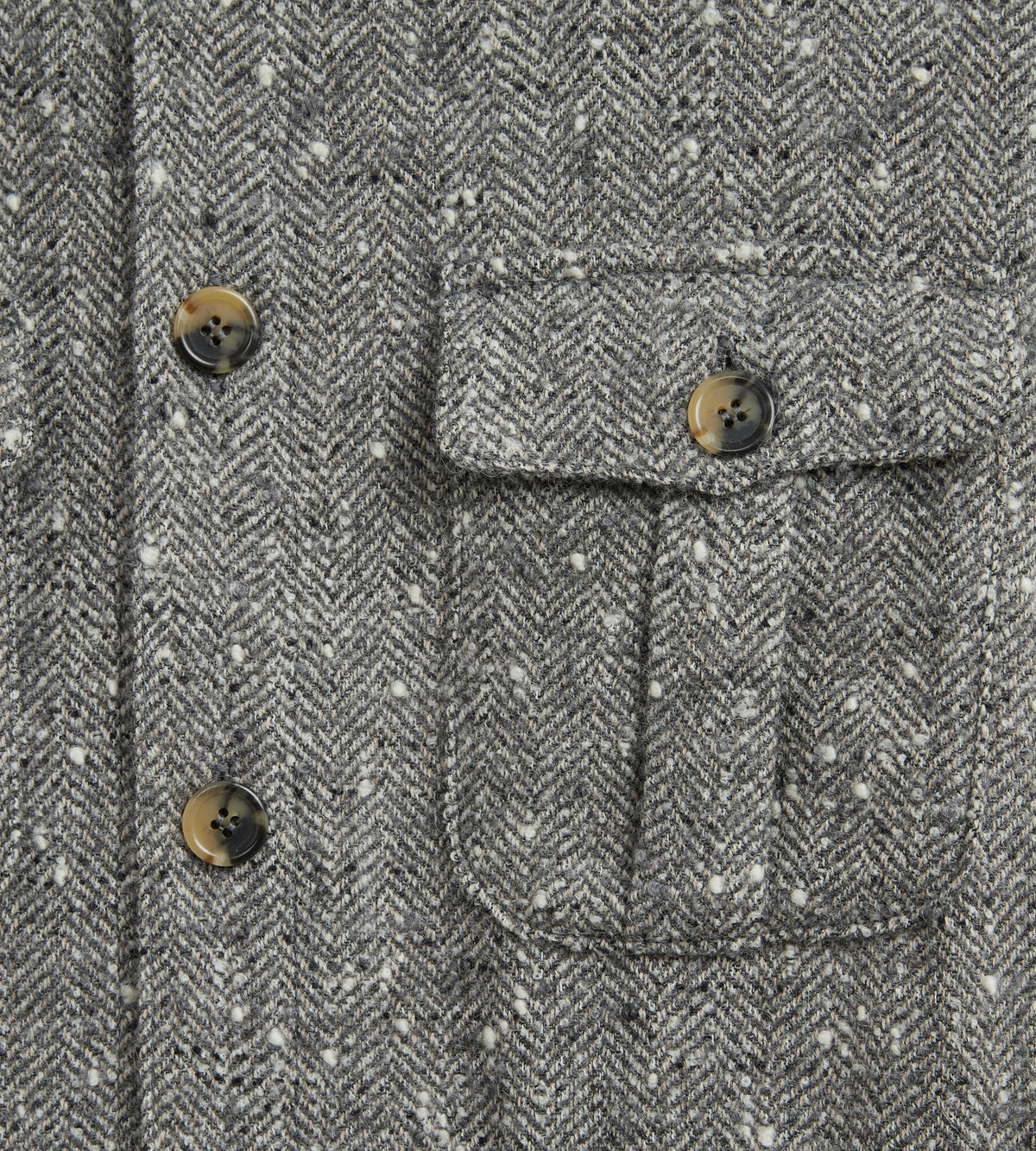 Veste Teba safari en laine mélangée
